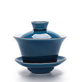 Celadon Tea Tureen, Kung Fu Tea Set, Flower Gaiwan, Puer Kettle,Teapot Lovers, Tea Accessories, 140ml