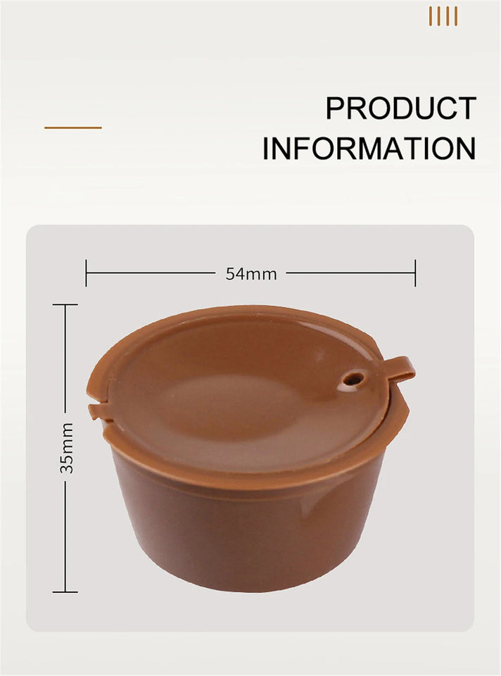 Reusable Coffee Capsule Filter Cup Coffee Machine Adapter Dripper Tea Baskets Pod Strainer for Nescafe Dolce Gusto Coffeeware