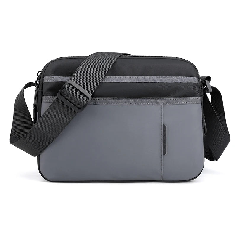 Crossbody Shoulder Bag Men Zipper Travel Messenger Pack Male Shoulder Sling Working Bags Bookbag Briefcase Casual Sling Bag Male