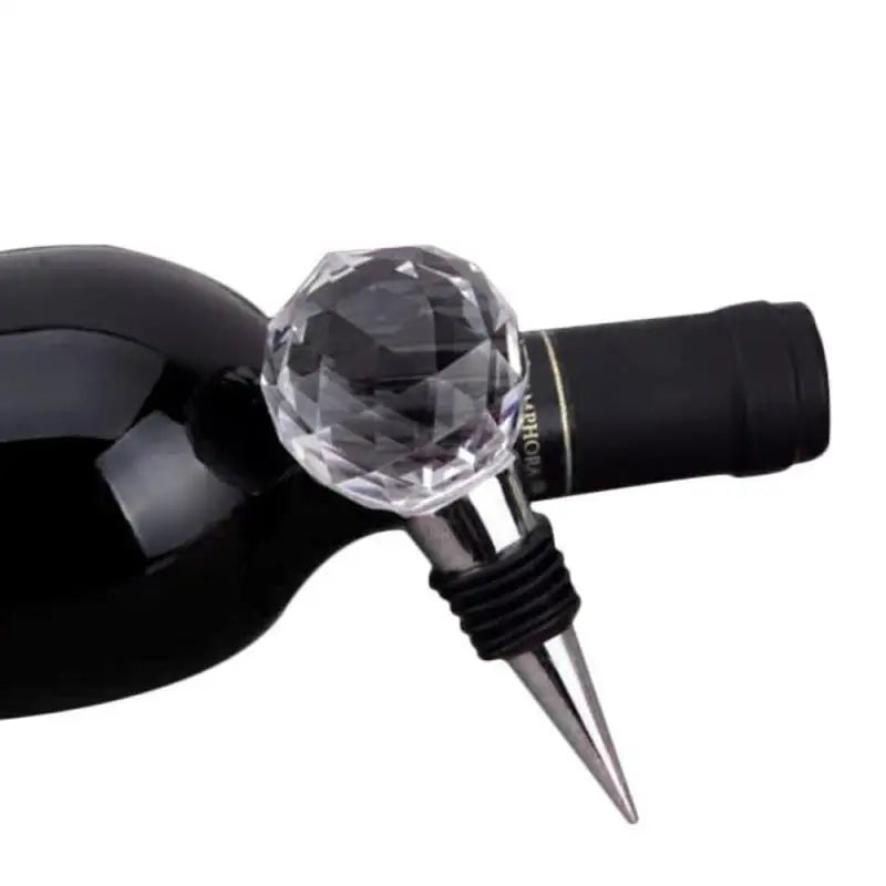 Wedding Wine Stopper Round Crystal Wine Champagne Bottle Stopper Vacuum Sealed Plug Stopper Wedding Gift Hot Sale New Arrivals