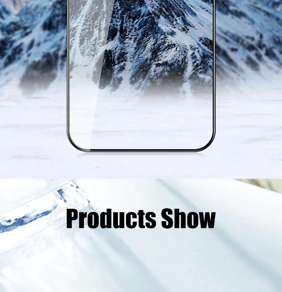 3-4PCS Full Cover Tempered Glass For iPhone 11 12 13 14 15 Pro Max Screen Protector For iPhone X XR Xs Max Protective Glass Film