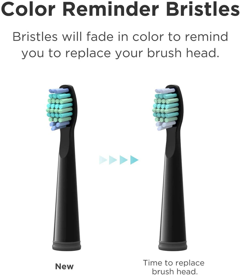 Fairywill Electric Sonic Toothbrush FW-D7 USB Charge Rechargeable Adult Waterproof Electronic Tooth Brushes Replacement Heads 8