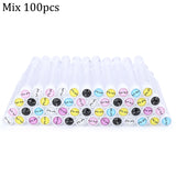 Reusable Eyebrow Brush Tube Disposable Eyelash Brushes Mix Eyebrow Brush with New Eelash Resin Drill Replaceable Makeup Brushes