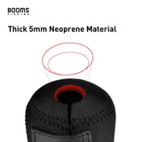 Booms Fishing RC1 Neoprene Drum Fising Reel Bag Cover, Super Light And Strong Protect Case Baitcasting Reel Bags 3 Sizes