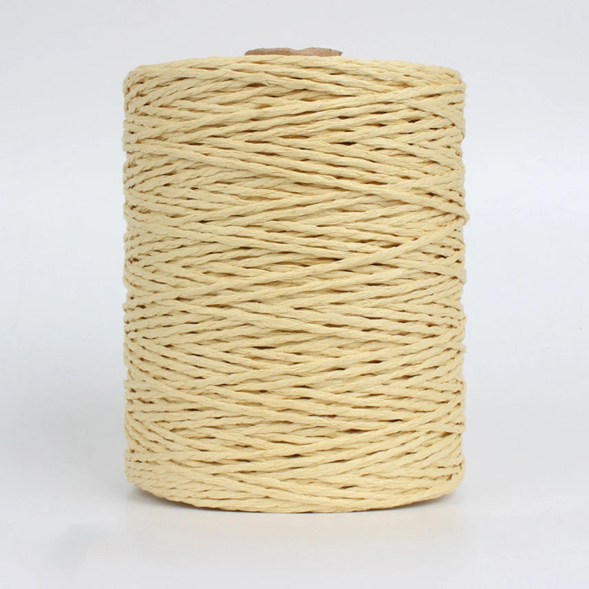 280-300M/roll Natural Raffia Straw Yarn for Knitting Crocheting Paper Threads Diy Handmade Summer Sunhat Beach Bag Freeshipping