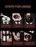 Manual Coffee Grinder High Quality Hand Coffee Mill with Ceramic Grinding Core Adjustable Home Portable Coffee Grinding Tools