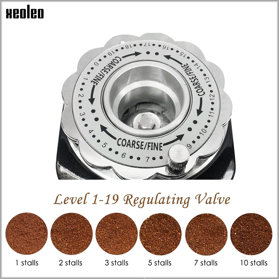 XEOLEO Electric Coffee grinder Commercial&Home Coffee Bean Miller 60mm Burr Grinder Coffee Milling machine Espresso Machine 200W