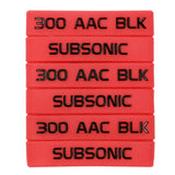 6 Pack Marking Band for Magazine 300 Acc BLK Supersonic/Subsonic 300 AAC BLK/7.62x35 mm Magazine Marking Band