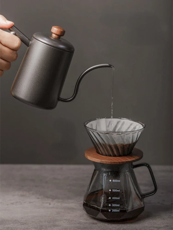 Coffee Filter Stand ,Pour Over Filter Stand Cone Coffee Dripper Holder Rack Wooden Tea Strainer Holder Easy to Use Durable 1pcs
