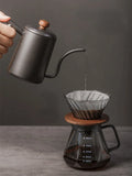Coffee Filter Stand ,Pour Over Filter Stand Cone Coffee Dripper Holder Rack Wooden Tea Strainer Holder Easy to Use Durable 1pcs