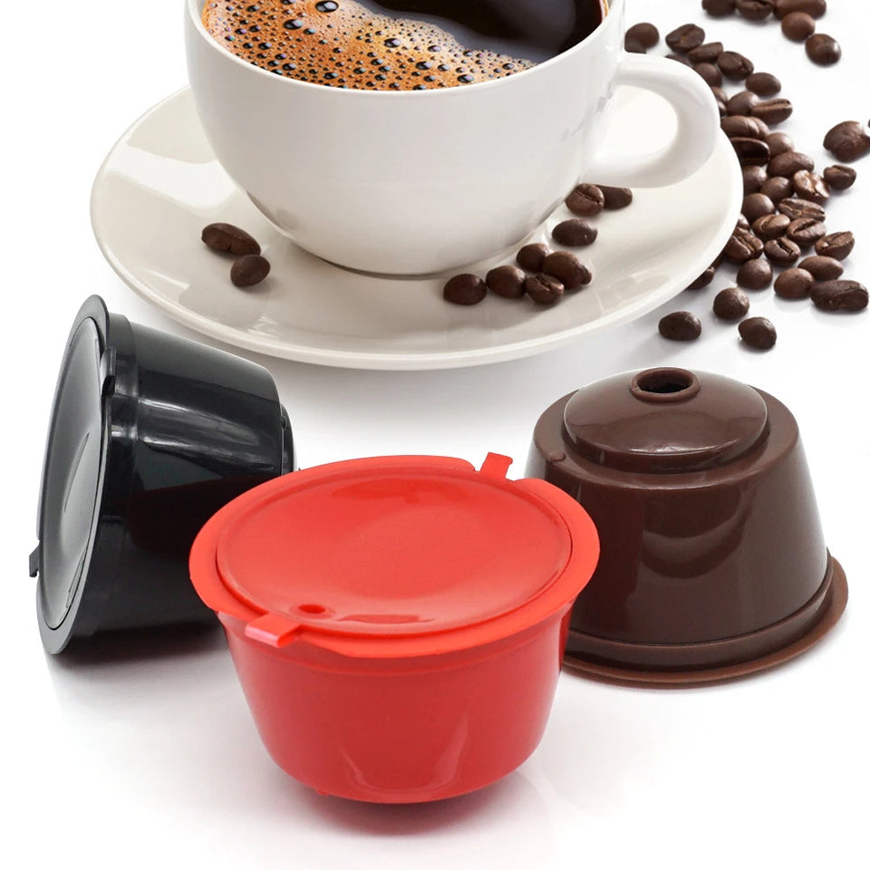 Reusable Coffee Capsule Filter Cup Coffee Machine Adapter Dripper Tea Baskets Pod Strainer for Nescafe Dolce Gusto Coffeeware