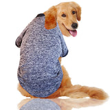 3XL-9XL Winter Warm Large Dog Clothes For Big Dogs Sweater Hoody Pet Wool Sweatshirt Coat For Labrador Samoyed Retriever Alaskan