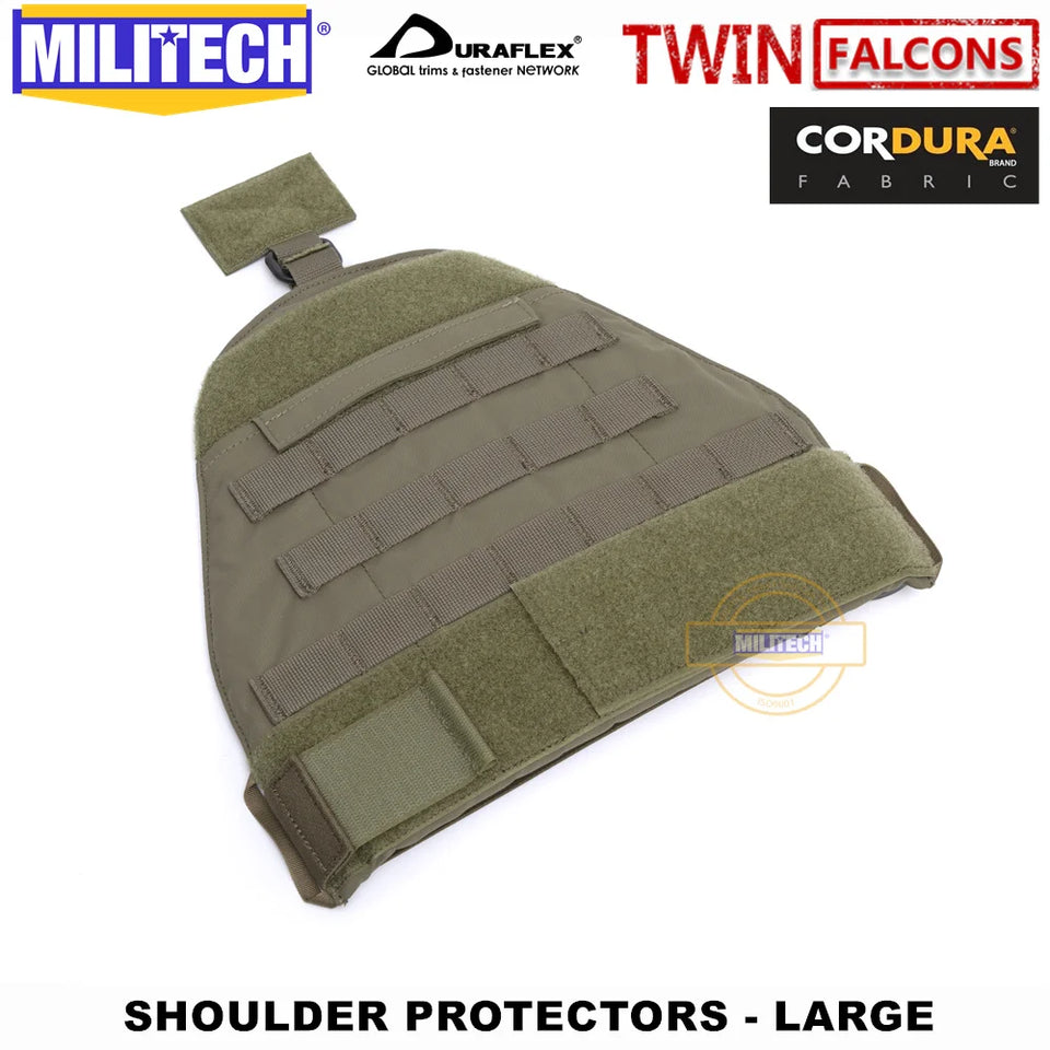 MILITECH NIJ 3A ballistic shoulder protector bulletproof thigh protector NIJ 3A 0101.06 NIJ 0101.07 HG2 deltoid armor protection