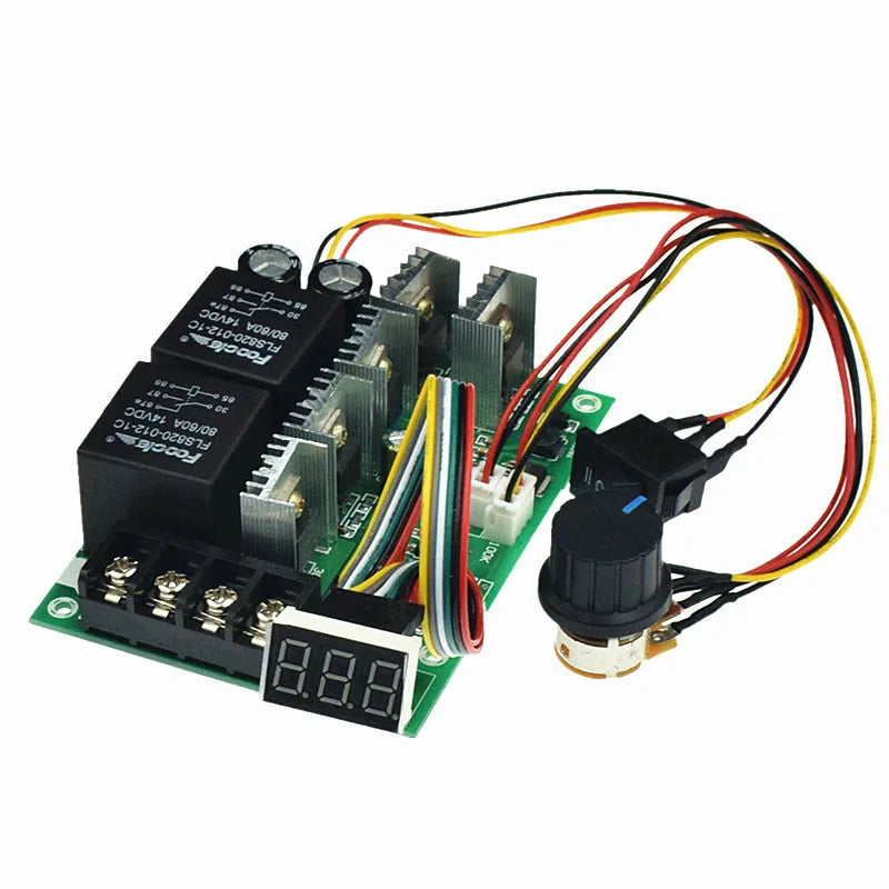 New PWM Speed Controller DC Motor Digital Display 0~100% Adjustable Drive Module Input MAX60A 12V 24V