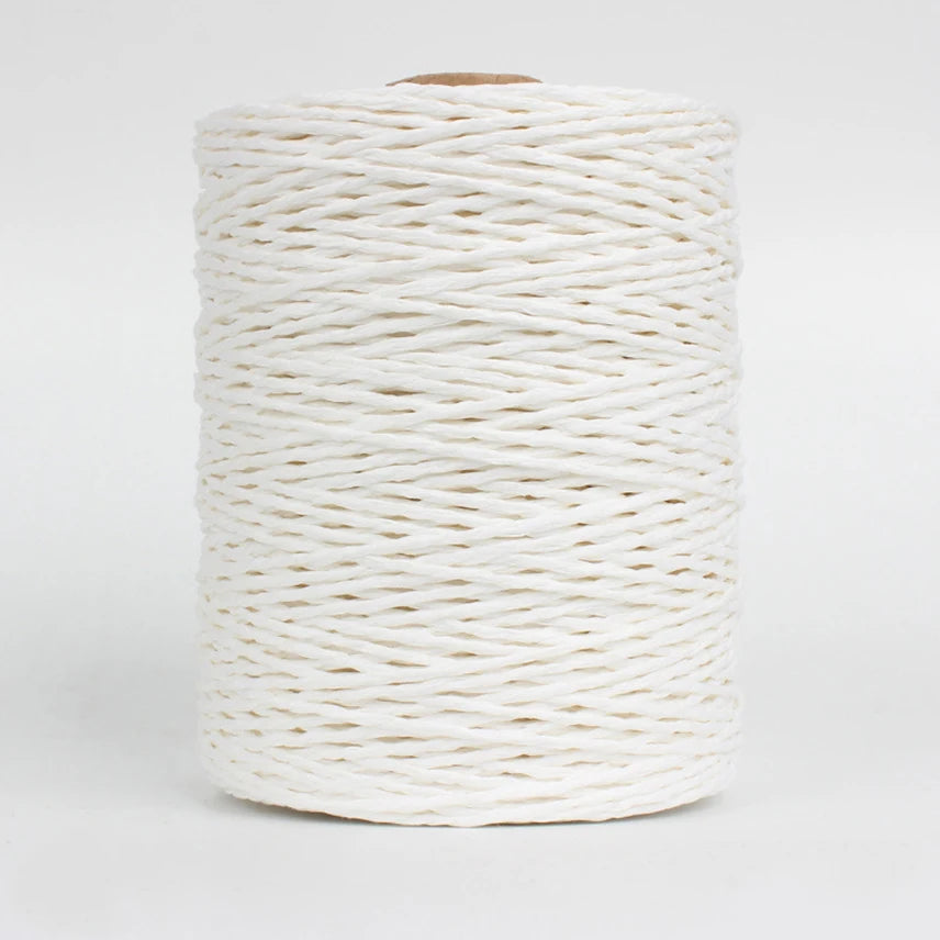 280-300M/roll Natural Raffia Straw Yarn for Knitting Crocheting Paper Threads Diy Handmade Summer Sunhat Beach Bag Freeshipping