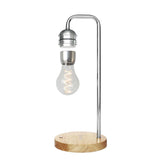 Novelty LED Magnetic Levitation Bulb Floating Desk Lamp Magic Black Tech Wireless Charger For Home Christmas Gift Night Light