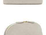 Personalized Cosmetic Bag Pu Leather Women Travel Makeup Bag with Jewelry Organizer Case 2 in 1 Ladies Travel Clutch Pouch