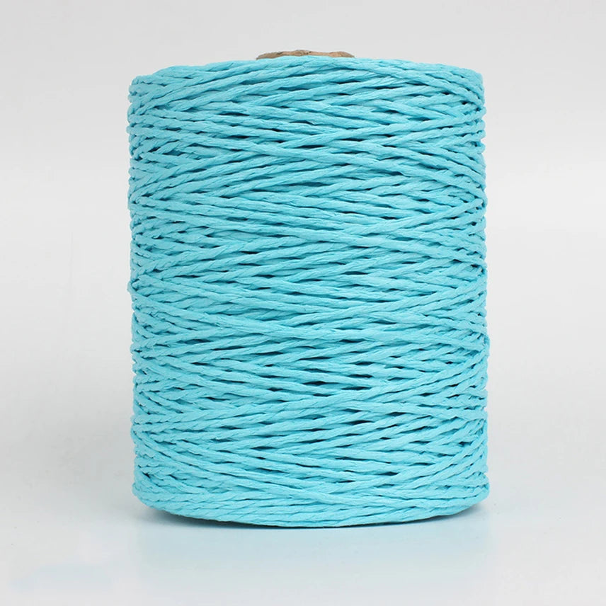 280-300M/roll Natural Raffia Straw Yarn for Knitting Crocheting Paper Threads Diy Handmade Summer Sunhat Beach Bag Freeshipping