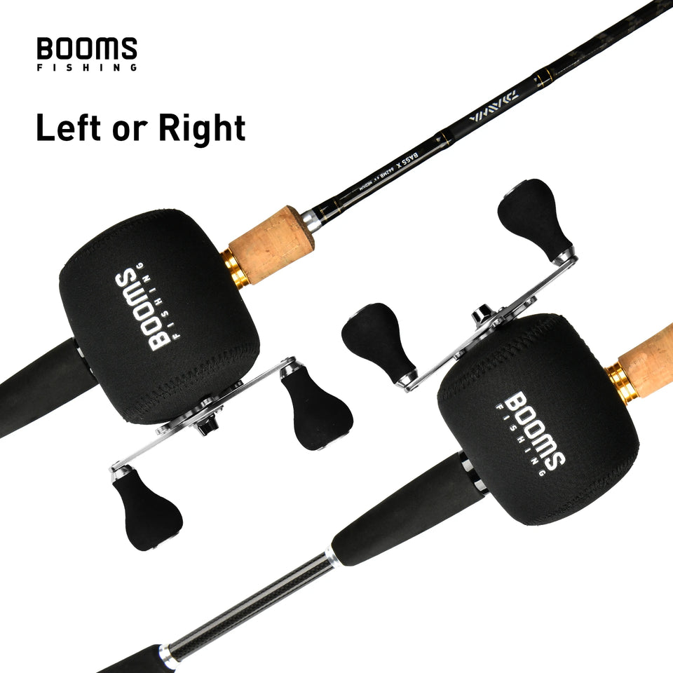 Booms Fishing RC1 Neoprene Drum Fising Reel Bag Cover, Super Light And Strong Protect Case Baitcasting Reel Bags 3 Sizes