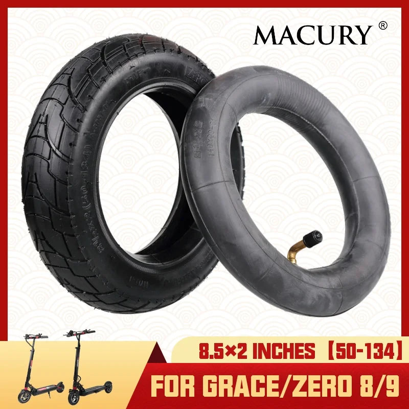 Original ZERO 8.5x2 Inch Pneumatic Tire & Inner Tube for Electric Scooter GRACE & ZERO 8 9 T8 T9 8.5 Inch Marucy Inflatable Tyre