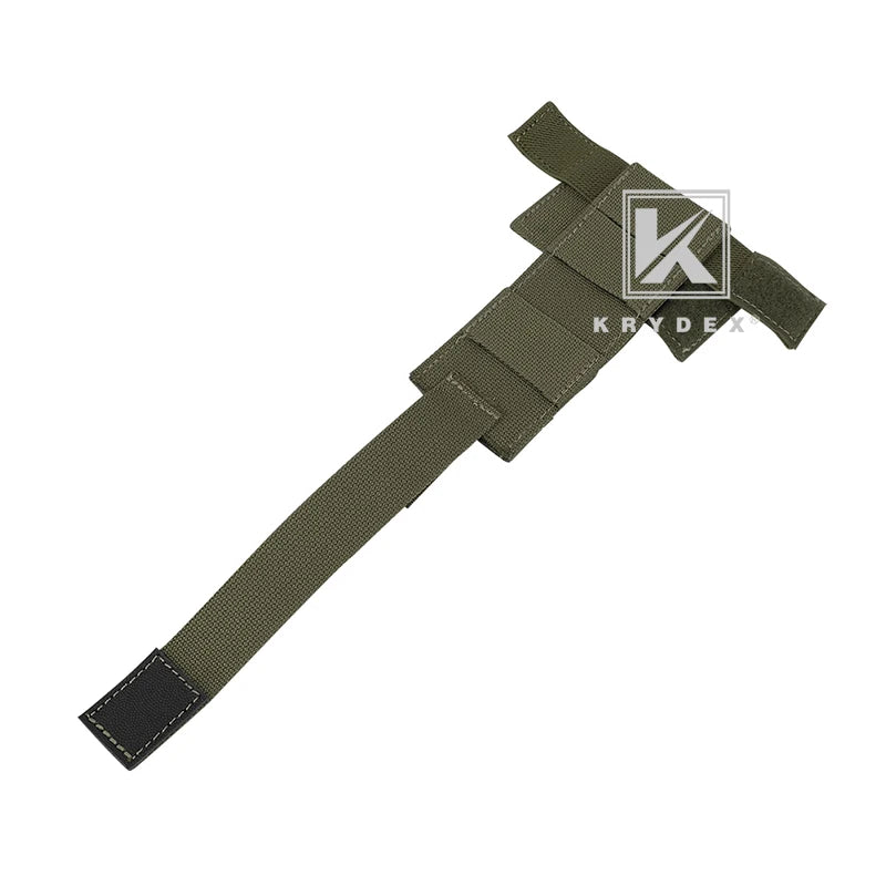 KRYDEX Tactical Modular Radio Antenna Relocation Retention Pouch Small MOLLE Wargame Hunting Hiking Combat Equipment Pouch