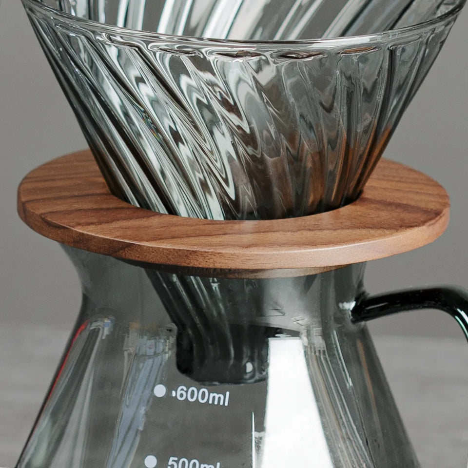 Coffee Filter Stand ,Pour Over Filter Stand Cone Coffee Dripper Holder Rack Wooden Tea Strainer Holder Easy to Use Durable 1pcs