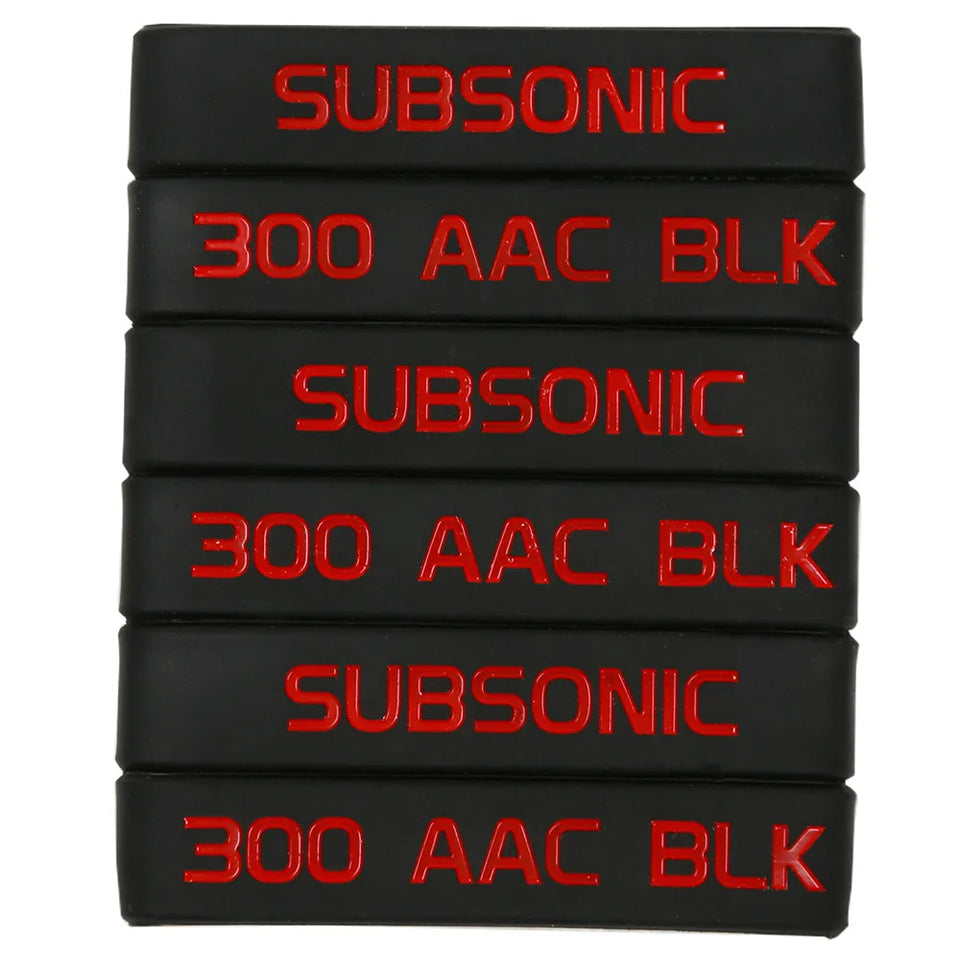 6 Pack Marking Band for Magazine 300 Acc BLK Supersonic/Subsonic 300 AAC BLK/7.62x35 mm Magazine Marking Band