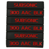 6 Pack Marking Band for Magazine 300 Acc BLK Supersonic/Subsonic 300 AAC BLK/7.62x35 mm Magazine Marking Band