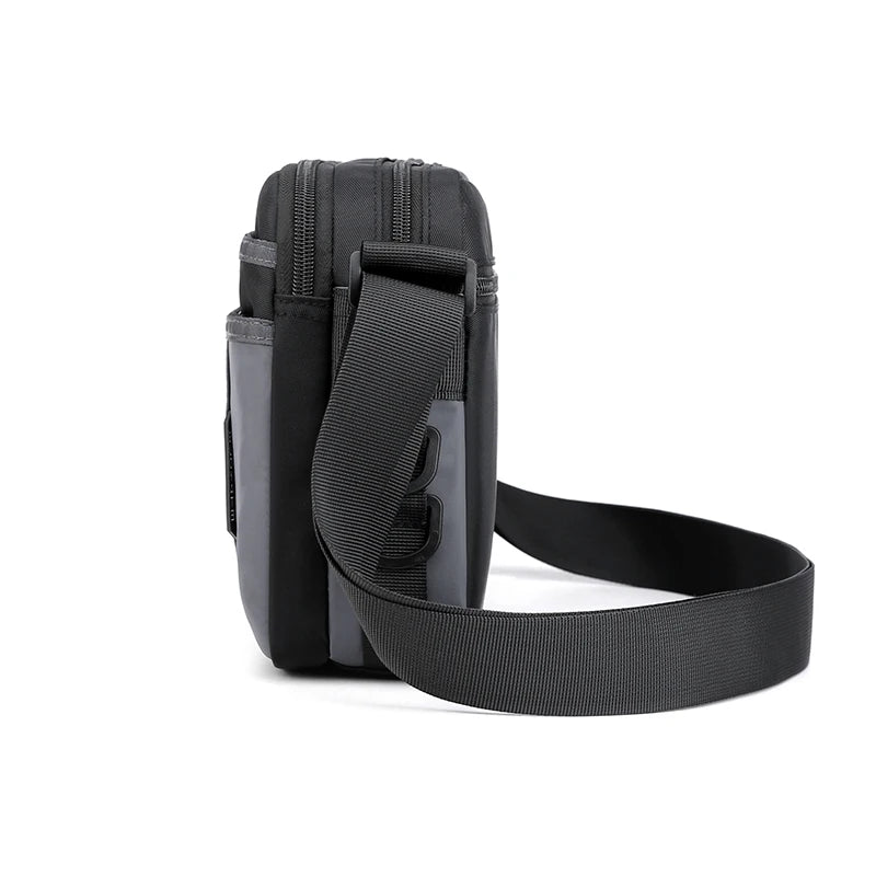 Crossbody Shoulder Bag Men Zipper Travel Messenger Pack Male Shoulder Sling Working Bags Bookbag Briefcase Casual Sling Bag Male