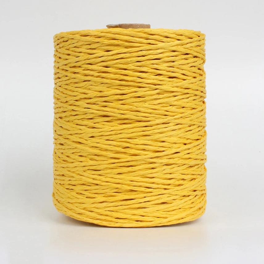280-300M/roll Natural Raffia Straw Yarn for Knitting Crocheting Paper Threads Diy Handmade Summer Sunhat Beach Bag Freeshipping