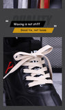 1Pair Waxed Cotton Shoelaces 8mm Width Flats Waterproof Shoe laces Unisex Boots Casual Sneakers Shoelace Leather Laces Shoes