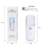 1PC Water Replenishment Device USB Charging Spray Device Facial Humidifier Portable Handheld Facial Beauty Device