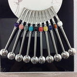 Stainless Steel Drinking Straw Spoon Tea Filter Yerba Mate Tea Straws Bombilla Gourd Reusable Coffee Tea Tools Washable Tea Tool