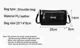New Arrivals Women Shoulder Crossbody Bags Purse Bowknot PU Leather Messenger Handbags Small Phone Pocket for mama