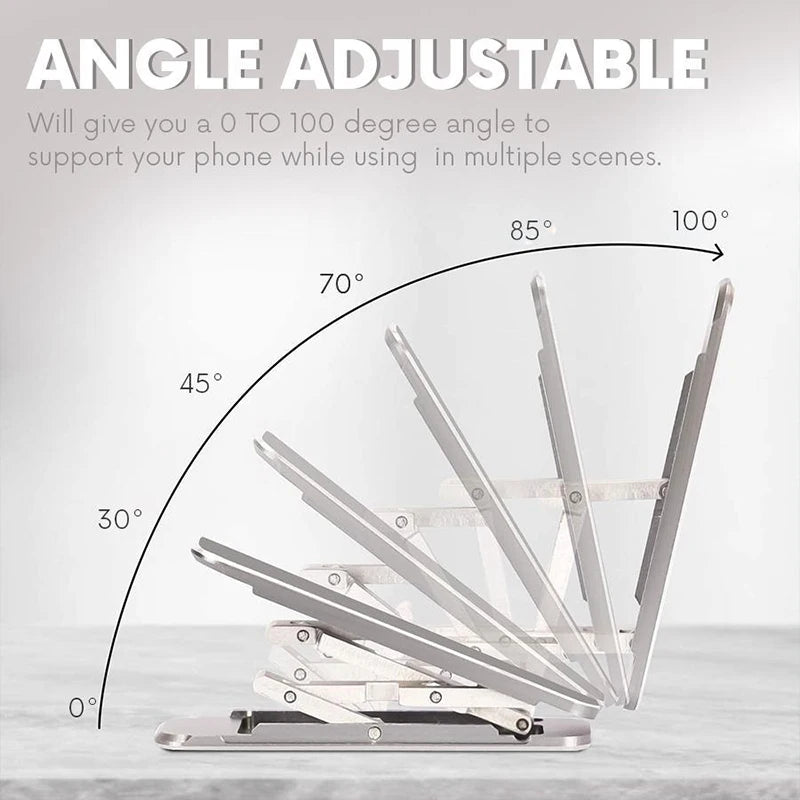 Phone Tablet Lazy Person Stand Ultra-Thin Stick On Adjustable Phone Stand Lightweight Foldable Cellphone Stand For Smartphone