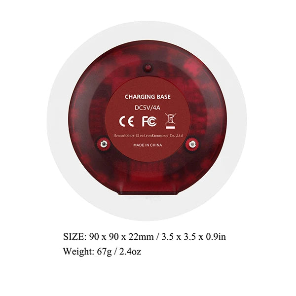 RETEKESS T119 Wireless Restaurant Paging System Coaster Vibrater Buzzer Receiver 2-Way Charge for Cafe Food Trucks
