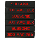 6 Pack Marking Band for Magazine 300 Acc BLK Supersonic/Subsonic 300 AAC BLK/7.62x35 mm Magazine Marking Band