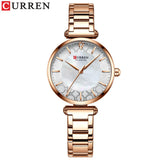 Fashion Stainless Steel Women Luxury Watch Analog Quartz Wristwatch Ladies Elegant Dress Watches Gift Clock Relogio Feminino