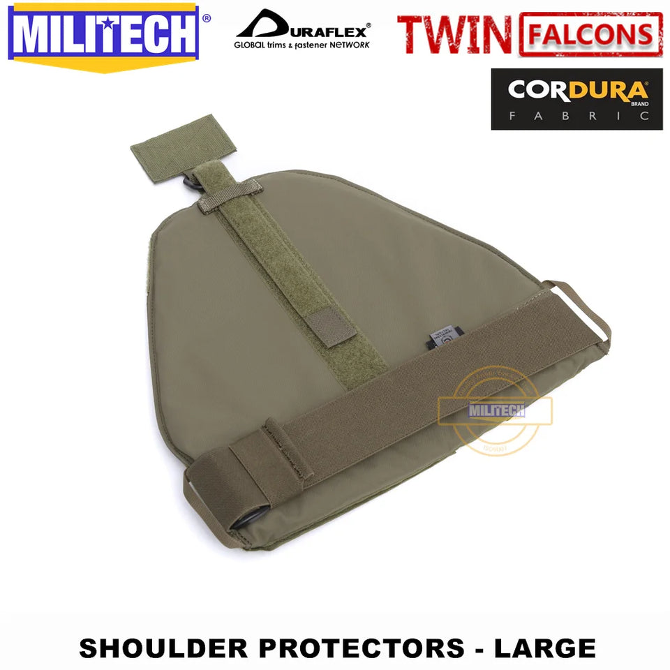 MILITECH NIJ 3A ballistic shoulder protector bulletproof thigh protector NIJ 3A 0101.06 NIJ 0101.07 HG2 deltoid armor protection