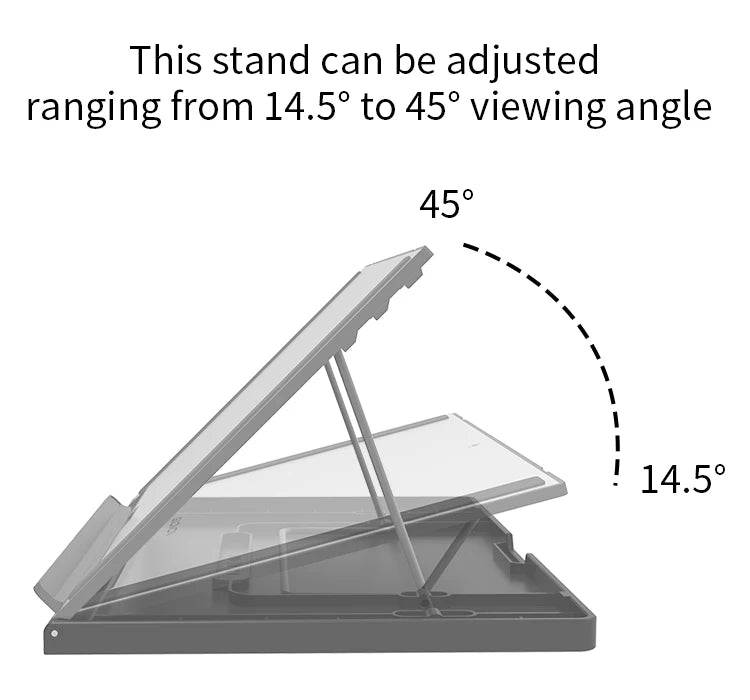 GAOMON Multifunctional Adjustable Stand Holder for PD156 PRO/PD1161 / PD1220 /PD1320 and Other Pads/Pen Displays/Tablets/Books