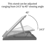 GAOMON Multifunctional Adjustable Stand Holder for PD156 PRO/PD1161 / PD1220 /PD1320 and Other Pads/Pen Displays/Tablets/Books