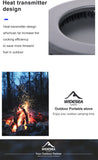 Widesea Camping 1.3L 2.3L Cookware Outdoor Cooking Set Heat Cooker Travel Tableware Pot Kettle Tourist Kitchen Utensil Equipment