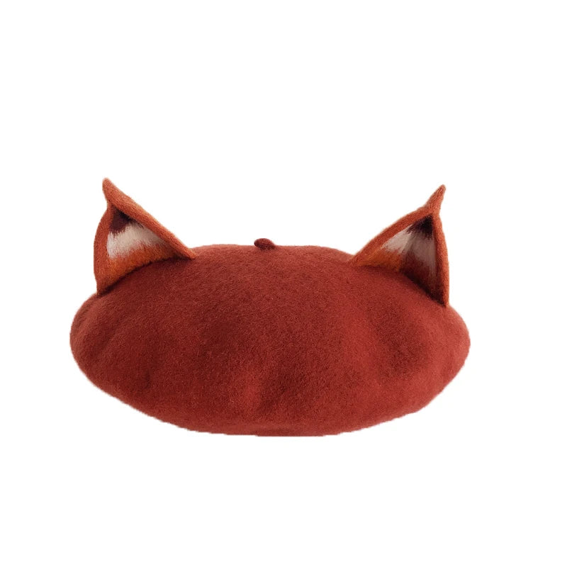 Summer Fox ears sunscreen Bucket Hat simple fisherman hat women Girl fashion basin hat sun hat wholesale