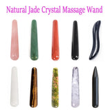 Natural Jade Rose Quartz Wand Facial Skin Care Tools Massage For Face Beauty Lifting Slimming Wholesale&DropShipping