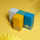 Tea Tinplate Sealed Box, Pu'er Organizer, Square Thick Metal Empty Tea Packaging, Built-in Sealed Bag