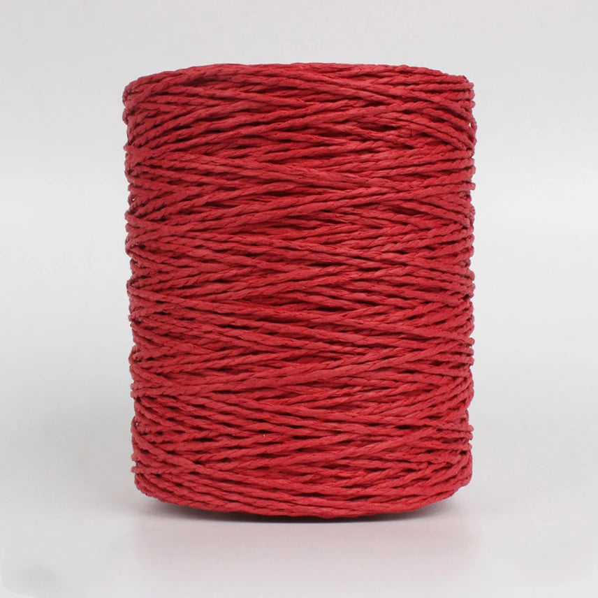 280-300M/roll Natural Raffia Straw Yarn for Knitting Crocheting Paper Threads Diy Handmade Summer Sunhat Beach Bag Freeshipping