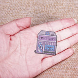 Come to this adorable Tea Shop to have a cup of tea, This store brooch delivers all good taste of your drink.