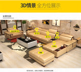 Living Room Sofa set furniture real genuine cow leather sofa recliner speaker bluetooth puff asiento muebles de sala canape cama