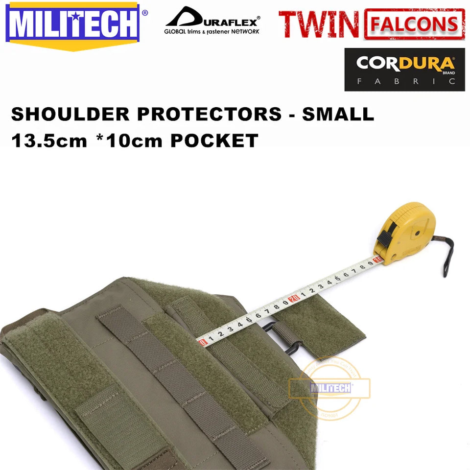MILITECH NIJ 3A ballistic shoulder protector bulletproof thigh protector NIJ 3A 0101.06 NIJ 0101.07 HG2 deltoid armor protection