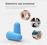 TISHRIC Soft Sleep Earplugs Sleeping Ear Plugs Noise Plugs For Sleeping Noise Reduction Sound Insulation Ear Protection